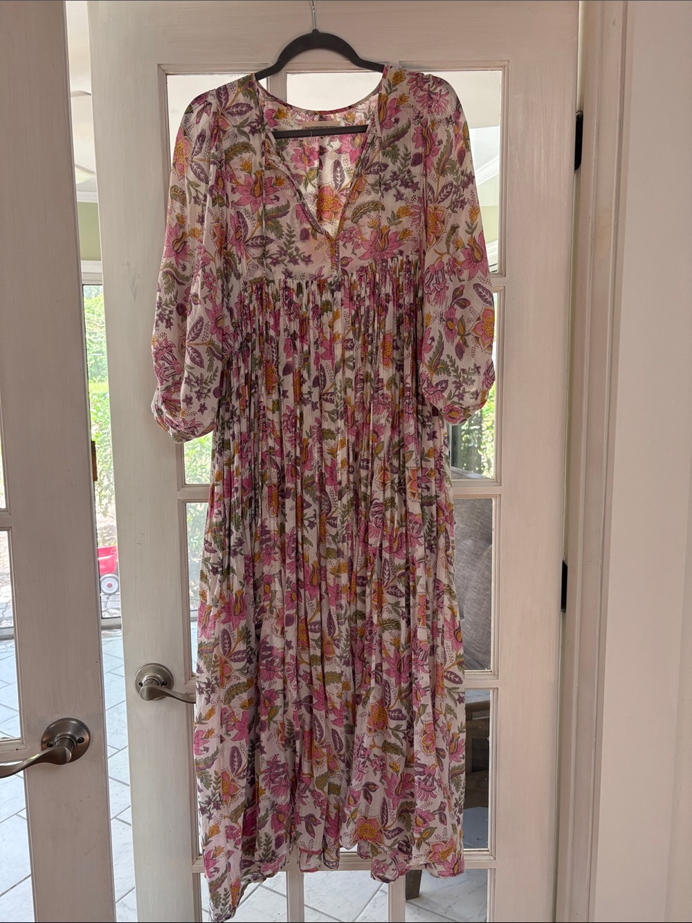 KYRA MAXI DRESS ~ FUCHSIA BLOOM - Picture 4 of 8
